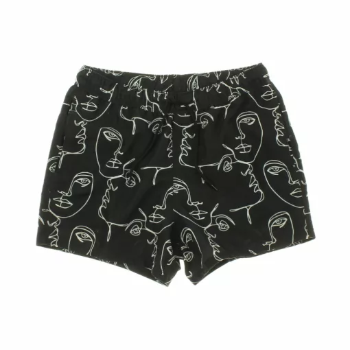 Asos mintás fekete fürdőnadrág