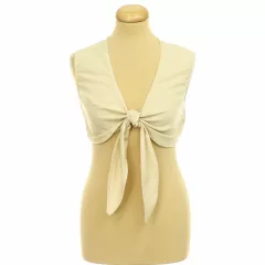 Primark bézs lenkeverék top