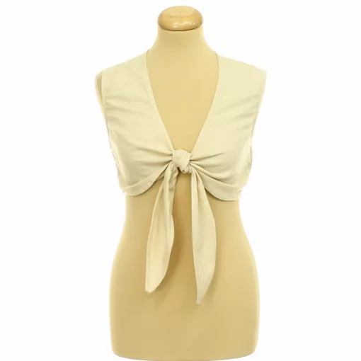 Primark bézs lenkeverék top