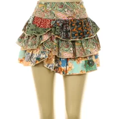 Shein színes mintás miniszoknya
