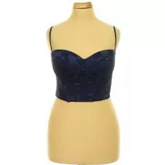 Shein kockás corset top