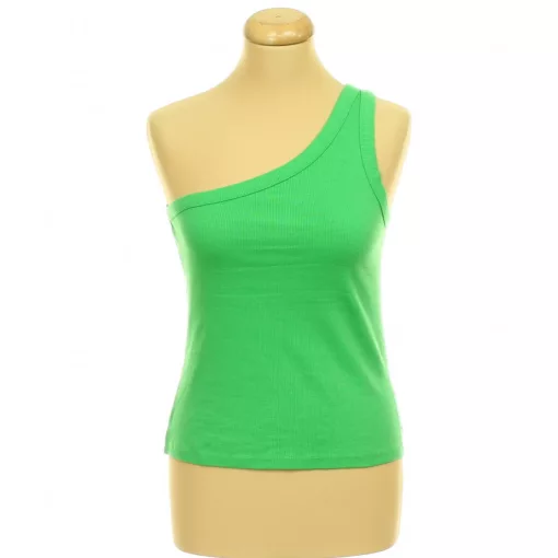 Next félvállas zöld top