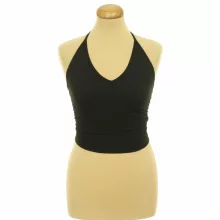 Shein ráncolt fekete top