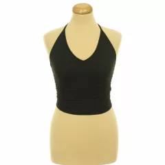 Shein ráncolt fekete top