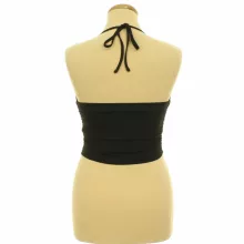 Shein ráncolt fekete top