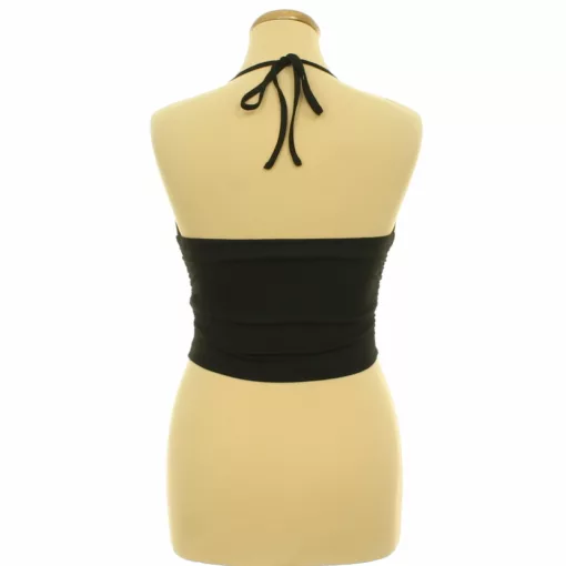 Shein ráncolt fekete top