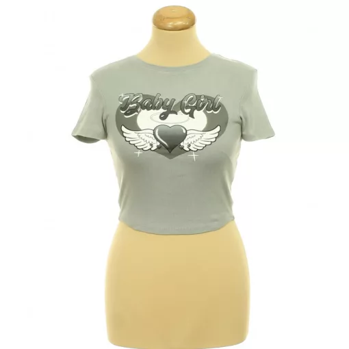 Fishbone szürke top