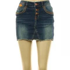 Superdry koptatott farmerszoknya