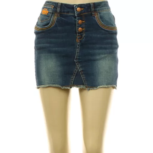 Superdry koptatott farmerszoknya