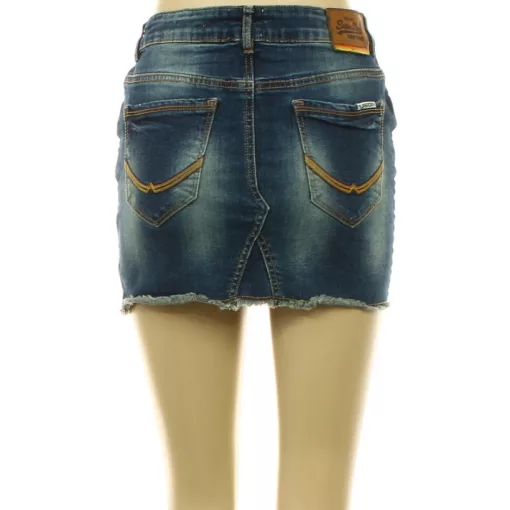 Superdry koptatott farmerszoknya