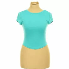 Shein türkizkék top