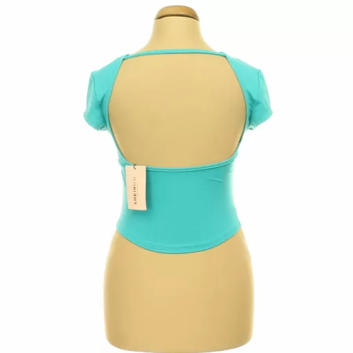Shein türkizkék top