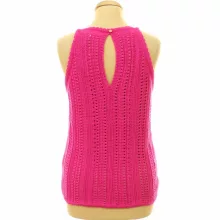 Next pink lyukacsos kötésű felső