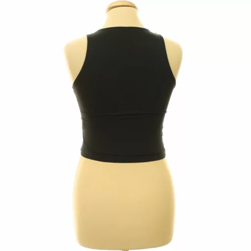 Divided flitteres fekete top
