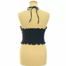 Shein gumírozott farmer top