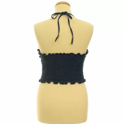 Shein gumírozott farmer top