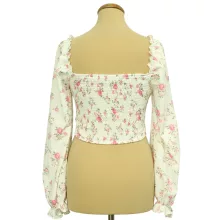 Shein virágmintás corset top