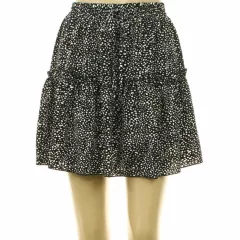 Shein mintás fekete szoknya