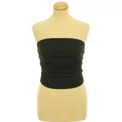 Shein ráncolt fekete top
