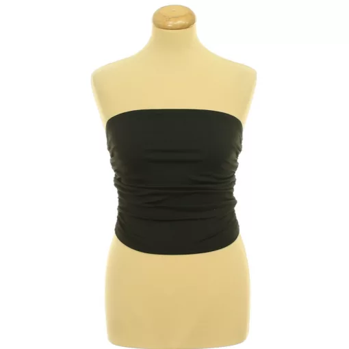 Shein ráncolt fekete top