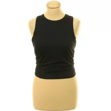 Shein ráncolt fekete top