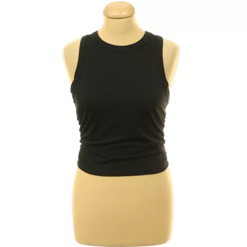 Shein ráncolt fekete top