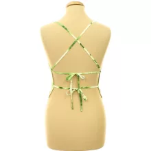 Shein mintás nyitott hátú top