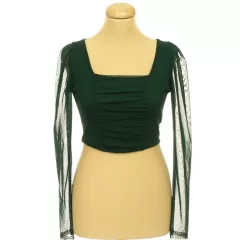 Pretty Little Thing zöld necc top