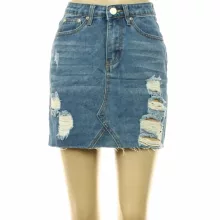 Boohoo szaggatott farmerszoknya