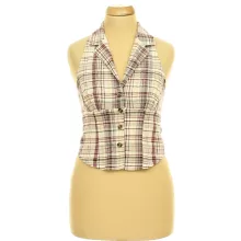 Fishbone kockás top