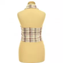 Fishbone kockás top