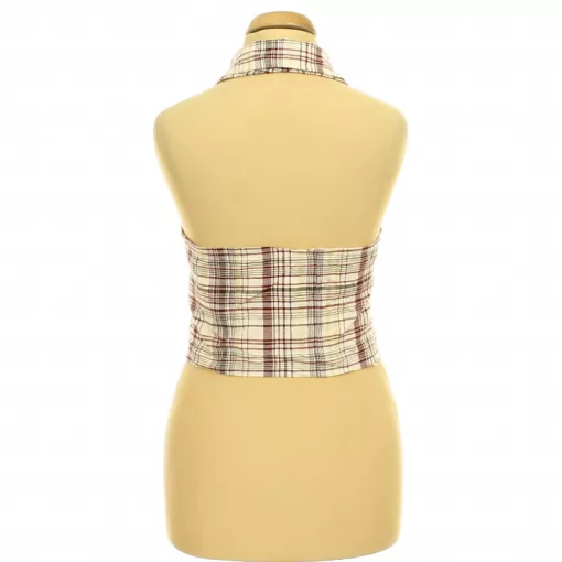 Fishbone kockás top