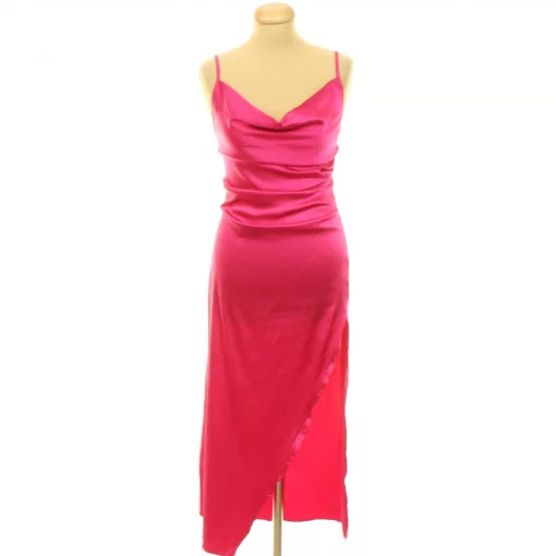 Shein pink szatén ruha