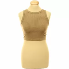 Shein barna elasztikus top