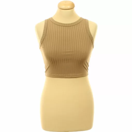 Shein barna elasztikus top