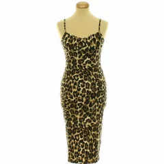 Shein leopárdmintás ruha