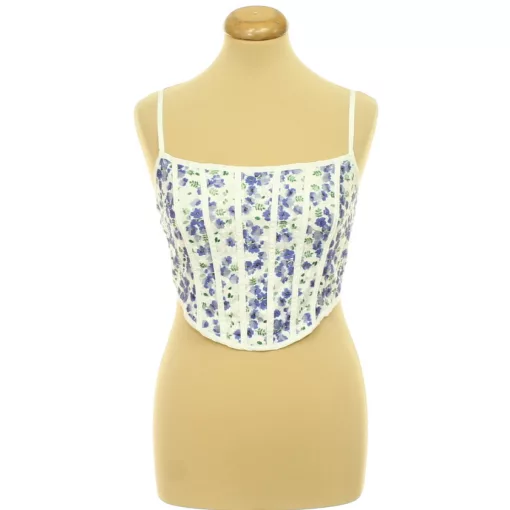 Shein csipkés corset top