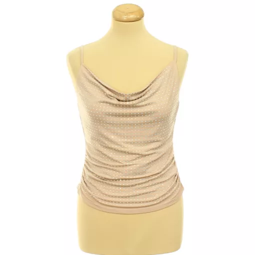 River Island strasszköves testszínű top
