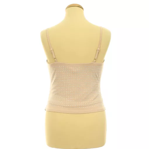 River Island strasszköves testszínű top