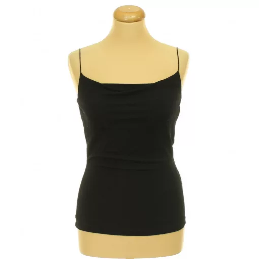 H&M csillámos fekete top