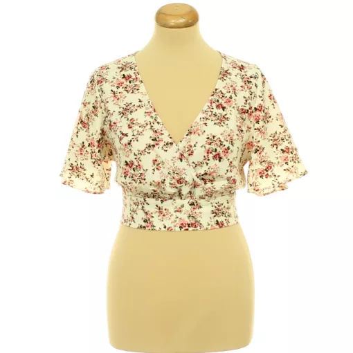Shein virágmintás top
