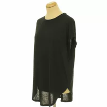 Papaya fekete oversize póló