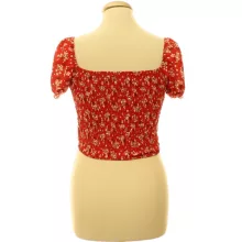 Boohoo gumírozott virágmintás top