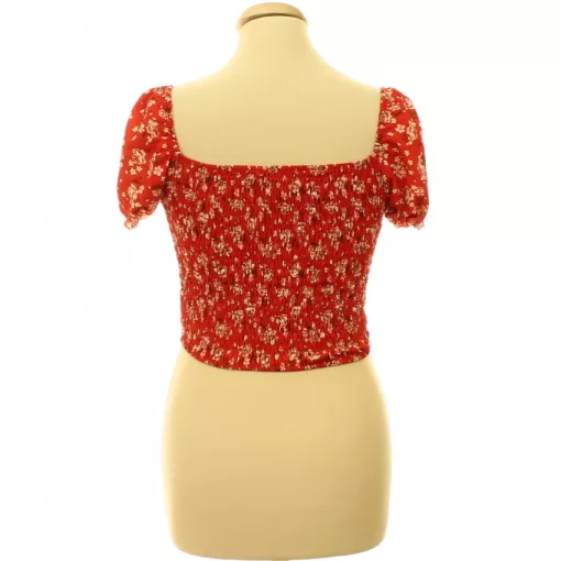 Boohoo gumírozott virágmintás top