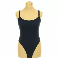 Shein sötétkék bordázott body