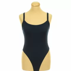 Shein sötétkék bordázott body
