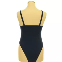 Shein sötétkék bordázott body