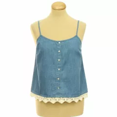 DenimCo. farmerhatású felső