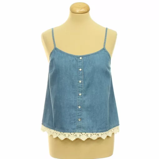 DenimCo. farmerhatású felső