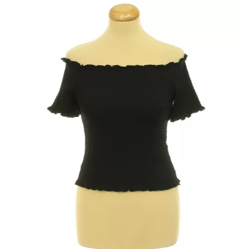 H&M gumírozott top